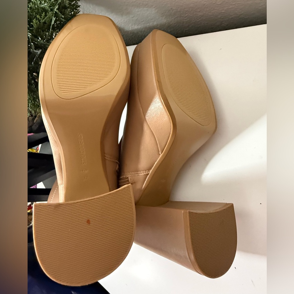 Stradivarius Camel Heeled Boots - Picture 3 of 5